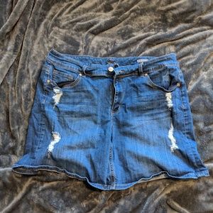 Melissa McCarthy seven7 Jean shorts size 20